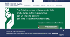 Desktop Screenshot of federchimica.it